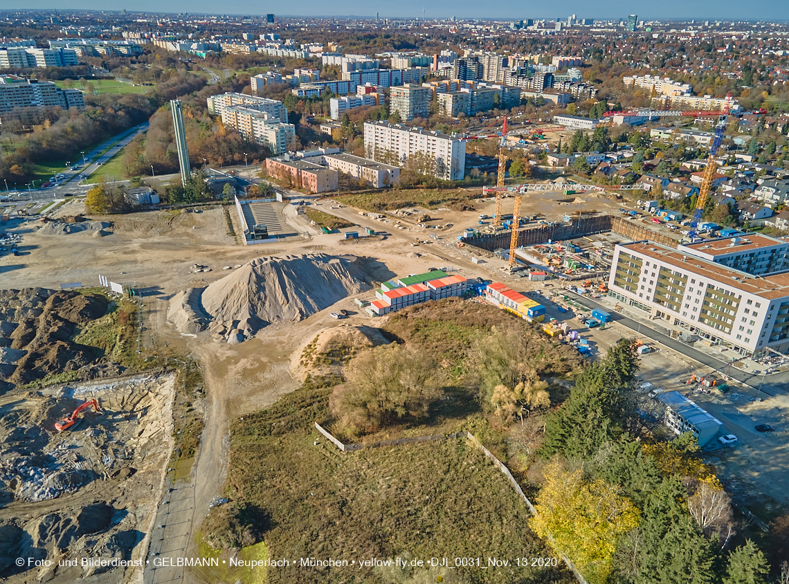 13.11.2020 - Piederstorfer Gelände und Alexisqaurtier am Karl-Marx-Ring in Neuperlach 13.11.2020 - Piederstorfer Gelände und Alexisqaurtier am Karl-Marx-Ring in Neuperlach